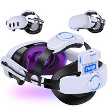 Alça de cabeça de bateria Kawaye 7500mAh para Oculus Quest 3/2 Alça de cabeça de bateria Kawaye 7500mAh para Oculus Quest 3/2