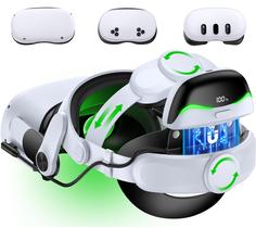 Alça de cabeça de bateria Oculus Quest 3S/Quest 3/Quest 2 6700mAh Alça de cabeça de bateria Oculus Quest 3S/Quest 3/Quest 2 6700mAh