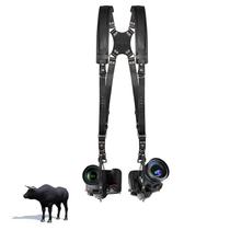 Alça de câmera Kasla Leather Dual para duas câmeras DSLR/SLR Alça de câmera Kasla Leather Dual para duas câmeras DSLR/SLR