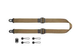 Alça de câmera Peak Design Slide Lite Coyote para câmera sem espelho