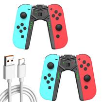 Alça de carregamento Haotianchi Joy-Con, 2 peças para switch com USB-C Alça de carregamento Haotianchi Joy-Con, 2 peças para switch com USB-C