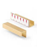 Alça de gabinete JIASENBAO Gold Adhesive 9 cm, pacote com 10