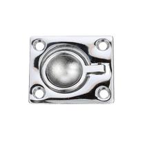Alça de hardware SEACHOICE 36661 Brass Flush Hatch Pull 3,8 x 4,4 cm Alça de hardware SEACHOICE 36661 Brass Flush Hatch Pull 3,8 x 4,4 cm