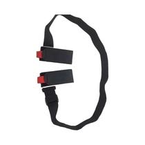Alça De Ombro Ajustável Em Nylon Preto Para Bastão De Esqui Com Fivela E Gancho Para Transporte