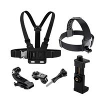 Alça De Peito Elástica Ajustável Para Câmeras De Ação GoPro Hero 13 12 11, DJI Action 4 3, Insta360