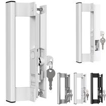 Alça de porta de vidro deslizante T-HAKEN Fechadura de alumínio 17cm
