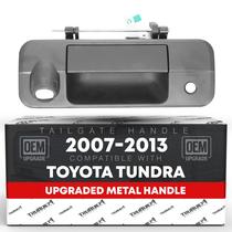 Alça de porta traseira com orifício de câmera traseira para Toyota Tundra