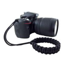 Alça De Pulso P/ Câmeras Fotográficas Hand Wrist Strap Preta Preto Paracord Alça De Pulso P/ Câmeras Fotográficas Hand Wrist Strap Preta Preto Paracord