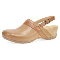 Alça de salto Mule Clog Dansko Tammy para mulheres, tamanho bronzeado 41-42