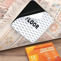 Alça de tapete BAGAIL, 12 peças, antiderrapante para pisos de madeira Alça de tapete BAGAIL, 12 peças, antiderrapante para pisos de madeira