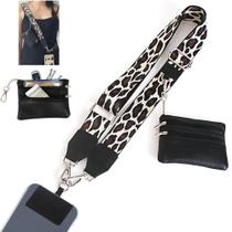 Alça de telefone SCINYMC Clip and Go Strap para telefone com carteira Alça de telefone SCINYMC Clip and Go Strap para telefone com carteira