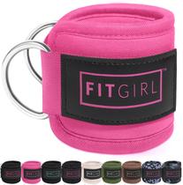 Alça de tornozelo FITGIRL para máquinas de cabo e faixas de resistência Alça de tornozelo FITGIRL para máquinas de cabo e faixas de resistência