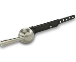 Alça de vaso sanitário Korky Strong Arm Metal em níquel escovado Alça de vaso sanitário Korky Strong Arm Metal em níquel escovado