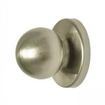 Alça dobrável Better Home em níquel acetinado com placa traseira, pacote com 4 Alça dobrável Better Home em níquel acetinado com placa traseira, pacote com 4