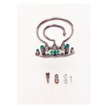 Alça Gancho para Gaiola Aves/Pássaros Trinca Ferro Fume c/ Verde Alça Gancho para Gaiola Aves/Pássaros Trinca Ferro Fume c/ Verde