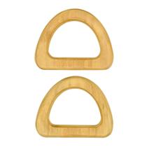 Alça Meia Lua boleada em madeira