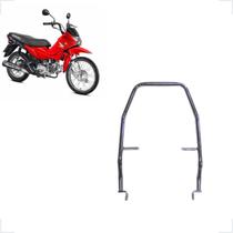 Alça Modelo Vertical Moto Honda Pop 110 2016 2017 2018 2019 2020 2021 2022 2023 2024 Cor: Cromado