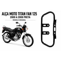 Alça Moto Titan Fan 125 2000 A 2008 Preta Modelo Original