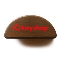 Alça P Meia Lua de Madeira para Panelas Okayshop