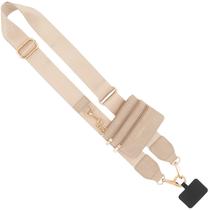 Alça para Celular Save the Girls Clip and Go - Cinza com Bolsa e Zíper