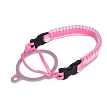 Alça para Garrafa Térmica GT Goldentec Poliéster Rosa/Branco