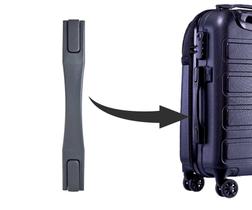 Alça Para Mala De Viagem Retrátil Executiva Cinza Alça Para Mala De Viagem Retrátil Executiva Cinza