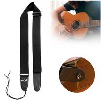 Alça Para Violão, Guitarra E Baixo Tipo Correia Mxt - Preto