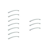 Alça Pegador Puxador p/ Armários Clínicos 128mm 10 Unidades Alça Pegador Puxador p/ Armários Clínicos 128mm 10 Unidades