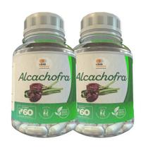 Alcachofra - 60 Cáps 500mg Kit Com 2 Potes