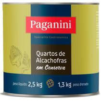 Alcachofra Quartos Espanhol em Conserva Paganini Lata 1,3kg Alcachofra Quartos Espanhol em Conserva Paganini Lata 1,3kg
