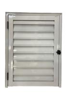 Alçapão 80x60 Alumínio Branco Aluan