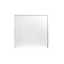 Alcapao de aco mgm liso 60x60cm rq60mm branco
