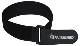 Alças Cinch ENVISIONED reutilizáveis de 3 x 60 cm - pacote com 4 (pretas)