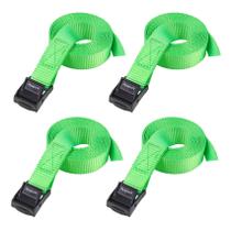 Alças de amarração Ayaport, fivela de câmera ajustável, amarrada, verde