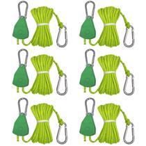 Alças de amarração com alça de catraca de 12 pés KOKKOYA, pacote com 6 unidades ao ar livre