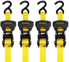 Alças de amarração com catraca Stanley S1006 pretas/amarelas 1 m x 4,3 m