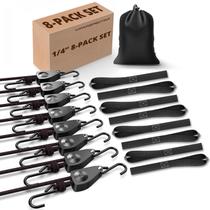 Alças de amarração com catraca VIPARSPECTRA, pacote com 8, 12 pés e 150 libras