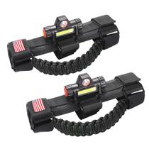 Alças de apoio com luz para Jeep Wrangler sukemichi, pacote com 2 Alças de apoio com luz para Jeep Wrangler sukemichi, pacote com 2