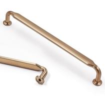 Alças de armário Asidrama, pacote com 10, champanhe, bronze, 16 cm