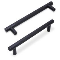 Alças de armário de cozinha BUKOBYHE 13 cm, preto fosco, pacote com 10