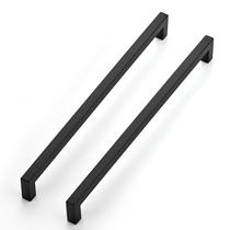 Alças de armário JOY DECOR em aço inoxidável preto 288 mm