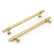 Alças de armário, puxadores de gaveta e maçanetas Rergy Gold 224 mm, pacote com 10 Alças de armário, puxadores de gaveta e maçanetas Rergy Gold 224 mm, pacote com 10