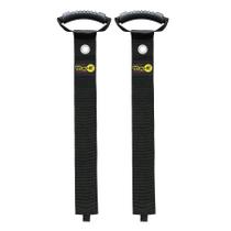 Alças de armazenamento Wrap-It Easy-Carry 48” (pacote com 2) pretas (ilhó)