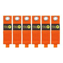 Alças de armazenamento Wrap-It Heavy-Duty de 13 polegadas (pacote com 6) Blaze Orange Alças de armazenamento Wrap-It Heavy-Duty de 13 polegadas (pacote com 6) Blaze Orange