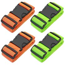 Alças de bagagem BILIONE, pacote com 4, 200 cm, aprovadas pela TSA