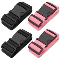 Alças de bagagem BILIONE, pacote com 4, 200 cm, TSA ajustáveis