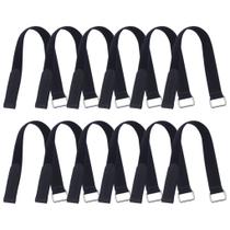 Alças de cabo VIGAER 45 cm com fivela - 12 peças de nylon reutilizável Alças de cabo VIGAER 45 cm com fivela - 12 peças de nylon reutilizável