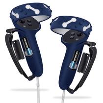 Alças de controle Lampelc para acessórios Oculus Quest 2 Blue +