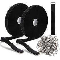 Alças de fixação para cabos LoveBB 65 m x 19 mm com 100 fivelas Alças de fixação para cabos LoveBB 65 m x 19 mm com 100 fivelas