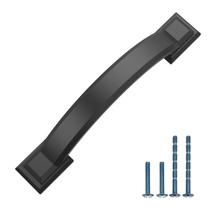 Alças de gabinete AOOTOCH, preto fosco, furo de 76 mm, pacote com 30